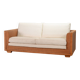 Luxurious Italian Gasparucci Reed White Lounge Greenhouse Sofa. Italy, 1980