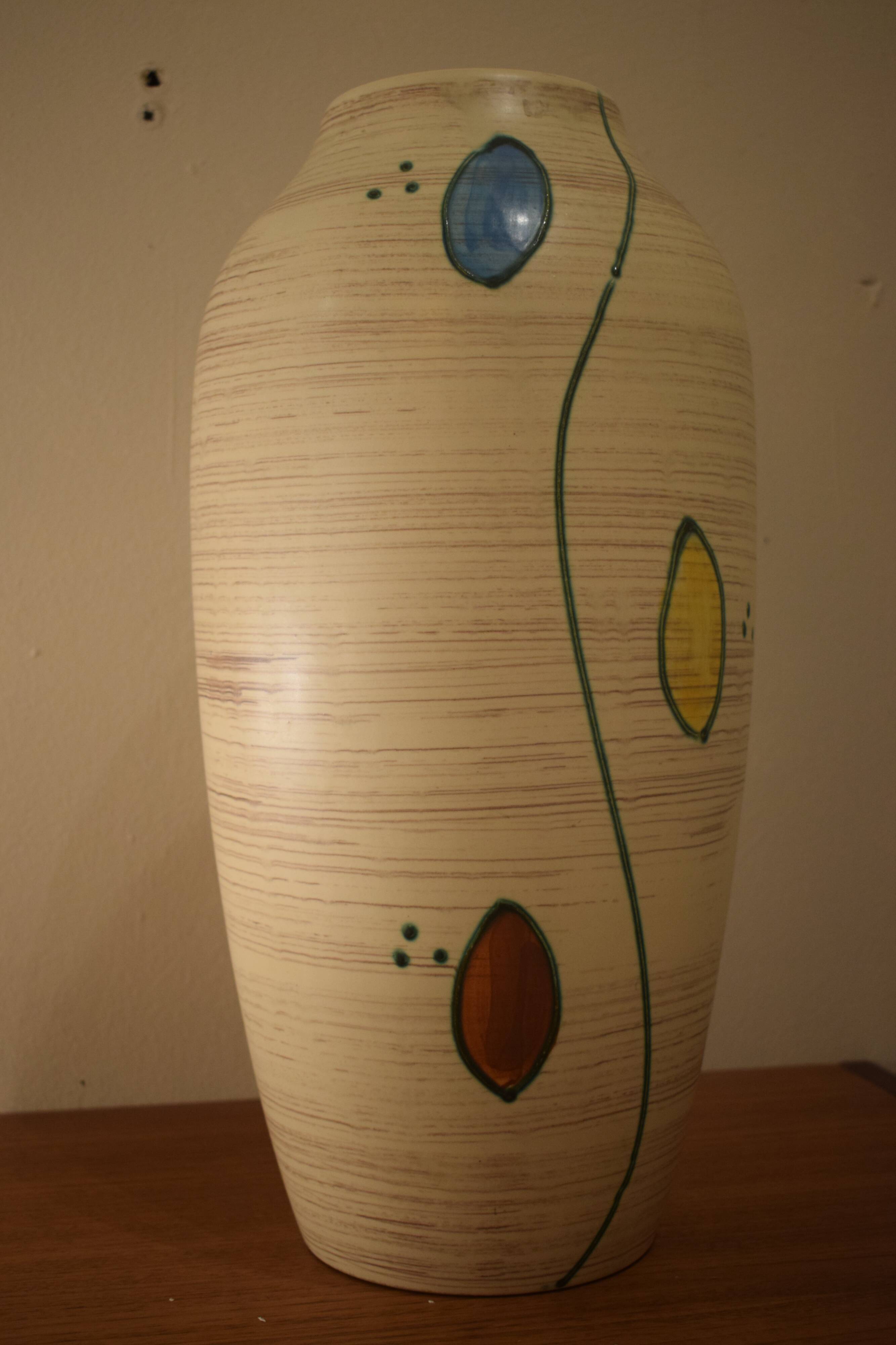 German ceramic vase 50s