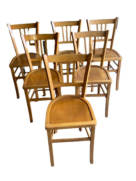 6 chaises bistrot