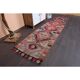 Vintage Turkish Oushak handmade wool runner 81x313