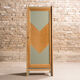 Wardrobe restyled in smoked green