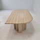 Italian travertine coffee table