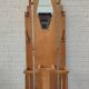 Art Deco coat rack in oak
