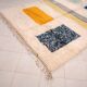 Berber wool rug with colourful patterns, size 150/250 cm.