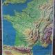Geographical school, La France Relief map and geology