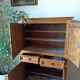 buffet sideboard light oak rustic style