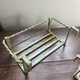 Wrought iron balcony planters