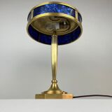 Art deco brass table lamp, 1930's