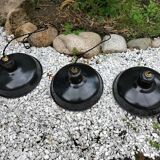 Enameled sheet metal lamps
