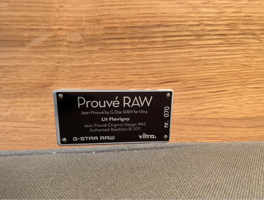 Bed model Flavigny by Jean Prouvé, limited edition