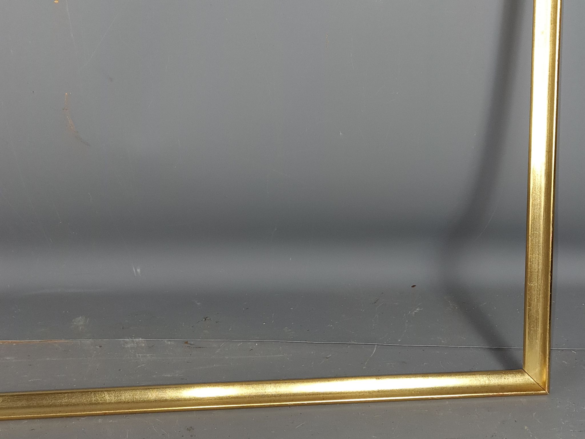 Frame baguette wood gilding gold leaf 56x42 foliage 54x40 cm good used SB