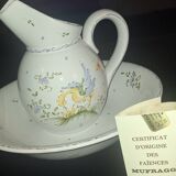 Vase Moustiers workshop A.Baratta (A.B)