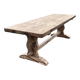 Table monastère des années 1930 en chêne brut