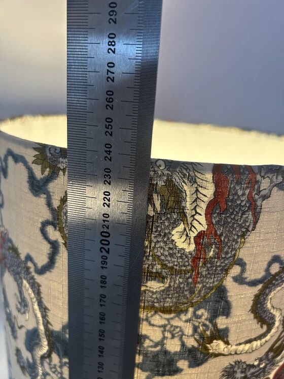 Average dragon lamp upcycled from an original Scheurich WGP vase.