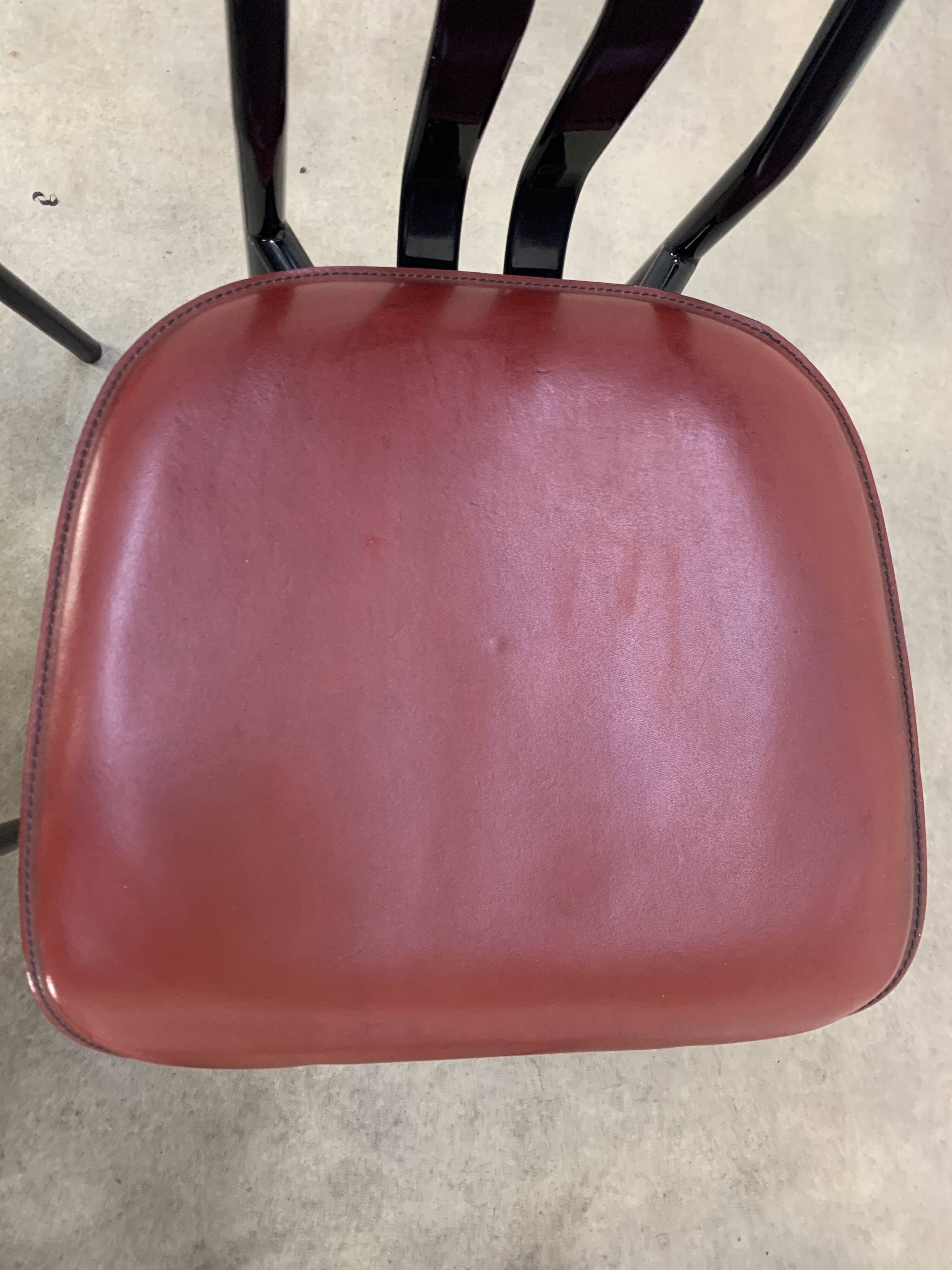 6 chairs by Giorgio Cattelan for Cidue Italy, postmodern, 1980s