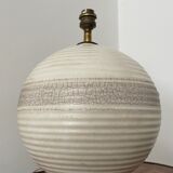 Art deco cracked ceramic lamp