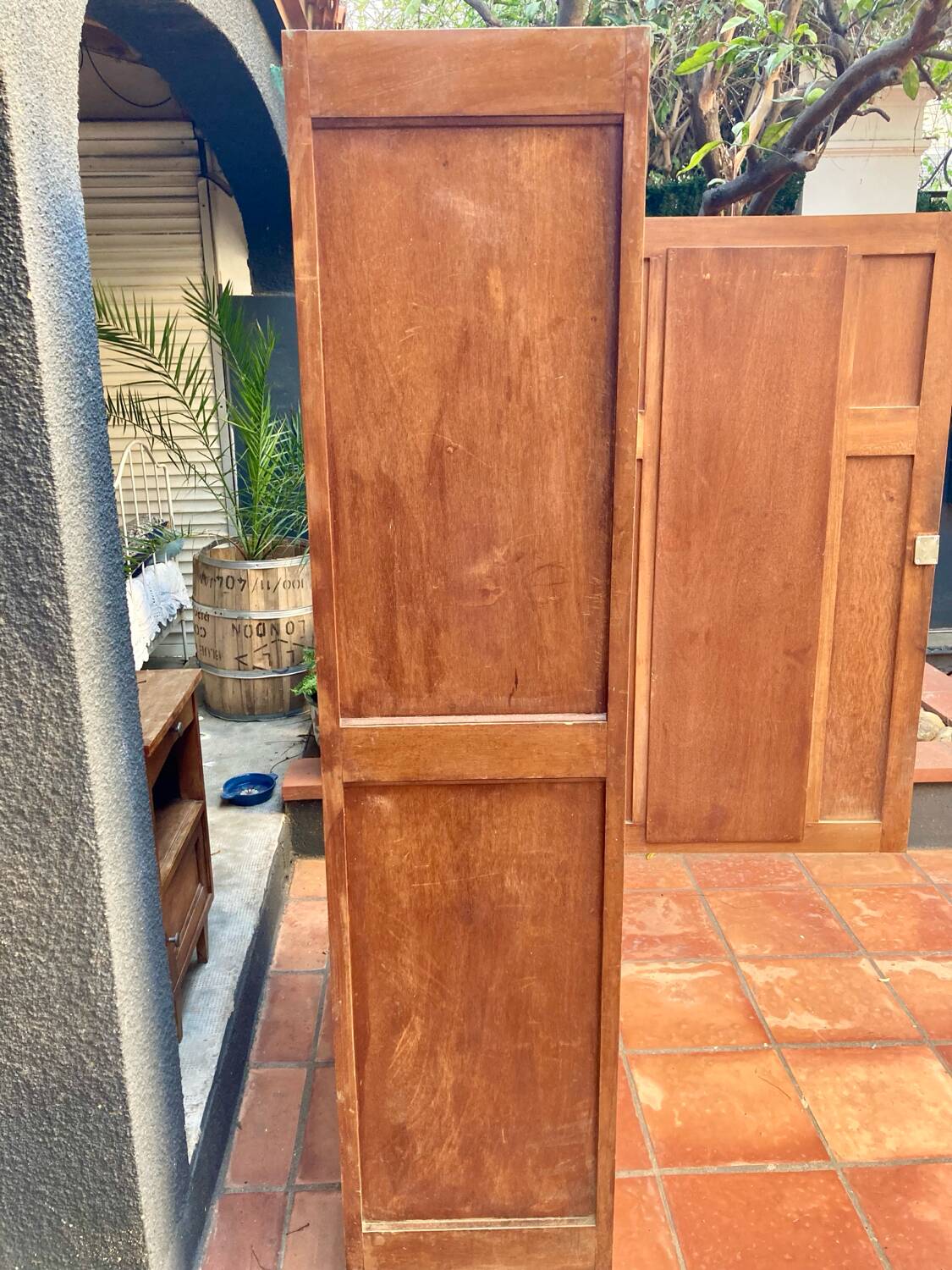 Parisian wardrobe with mirror