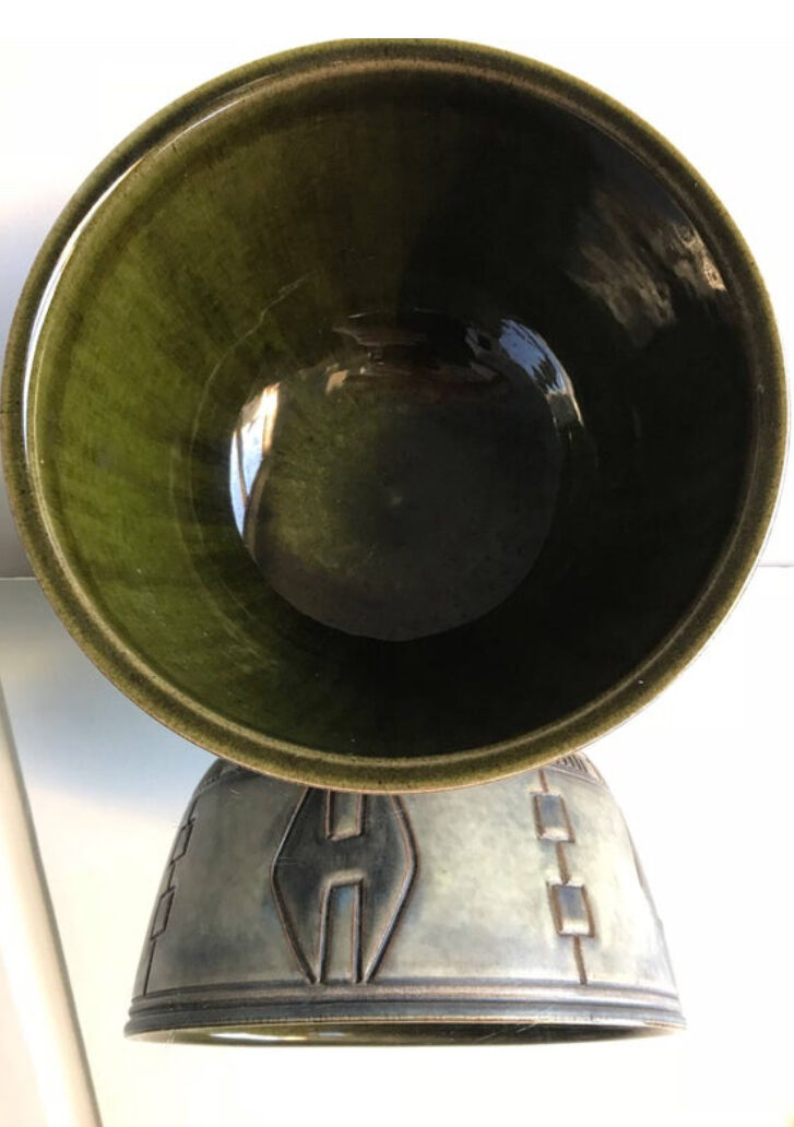 Stoneware bowl 1950's by Munk Keramik Enköping