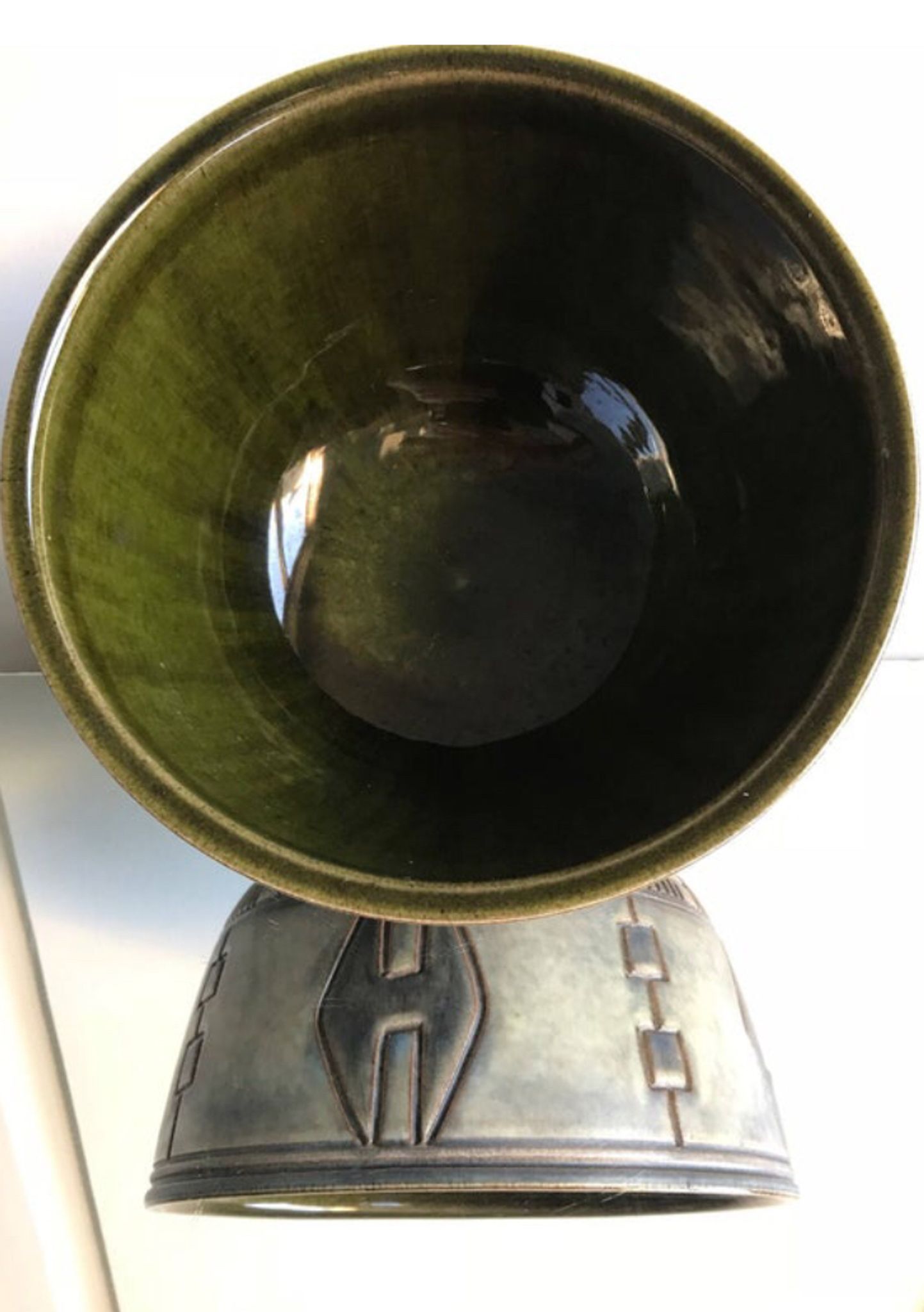 Stoneware bowl 1950's by Munk Keramik Enköping