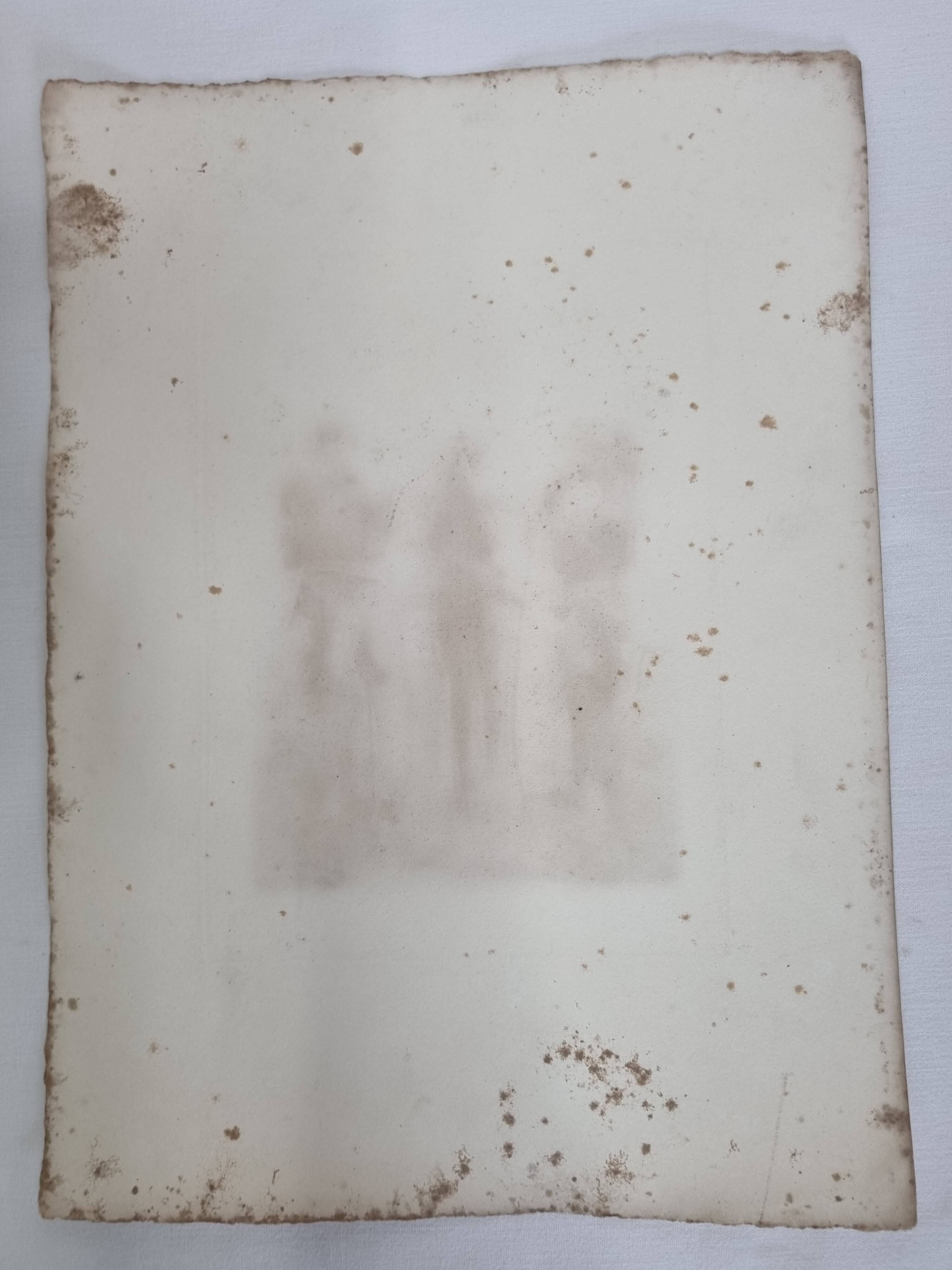 Photogravure ancienne, 1930, chasseurs Massaï
