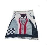 Handmade wool Berber rug 150 X 100 CM
