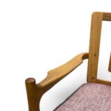 "José" armchair in solid oak by Guillerme & Chambron for Votre Ma