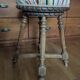Antique piano stool
