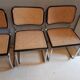 Suite de 4 chaises Breuer B32