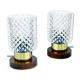 A pair of bedside lamps, brusel style, Pokrok Žilina, Czechoslovakia, 1960s