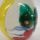 Glass vase with cat figure, Murano, Italy 1960's
