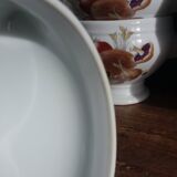 Pyrolux Lourioux porcelain soup bowls