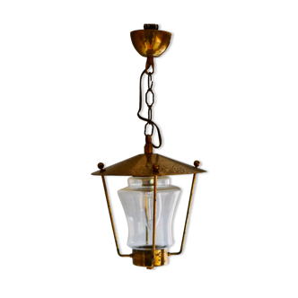 Old brass lantern
