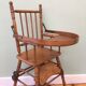 30-year-old high chair in wood turned