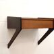 Floating nightstand  in teak wood by Sigfred Omann for Olholm Mobelfabrik