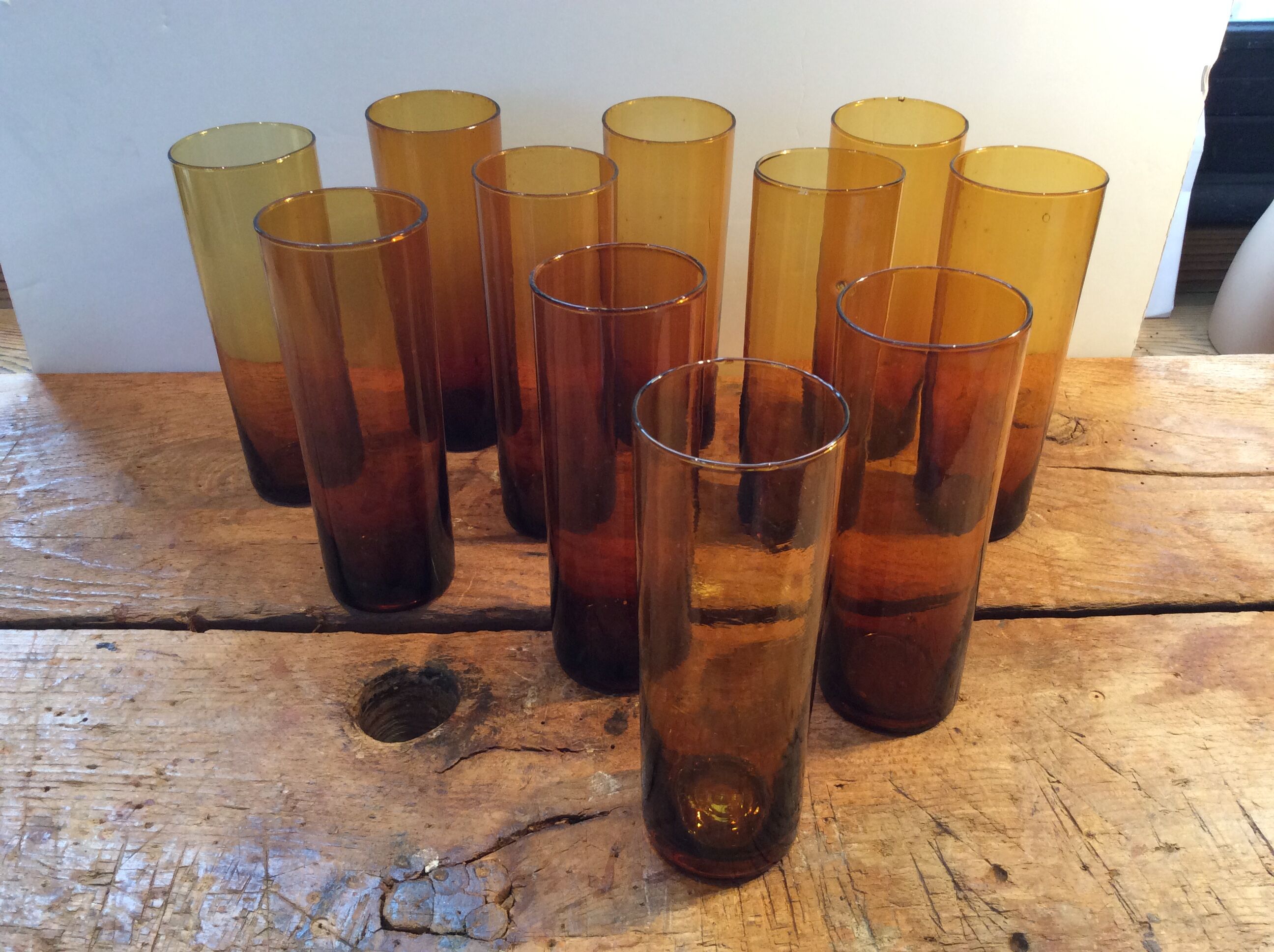 Glasses vintage orangeade