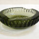 Smoked art deco ashtray