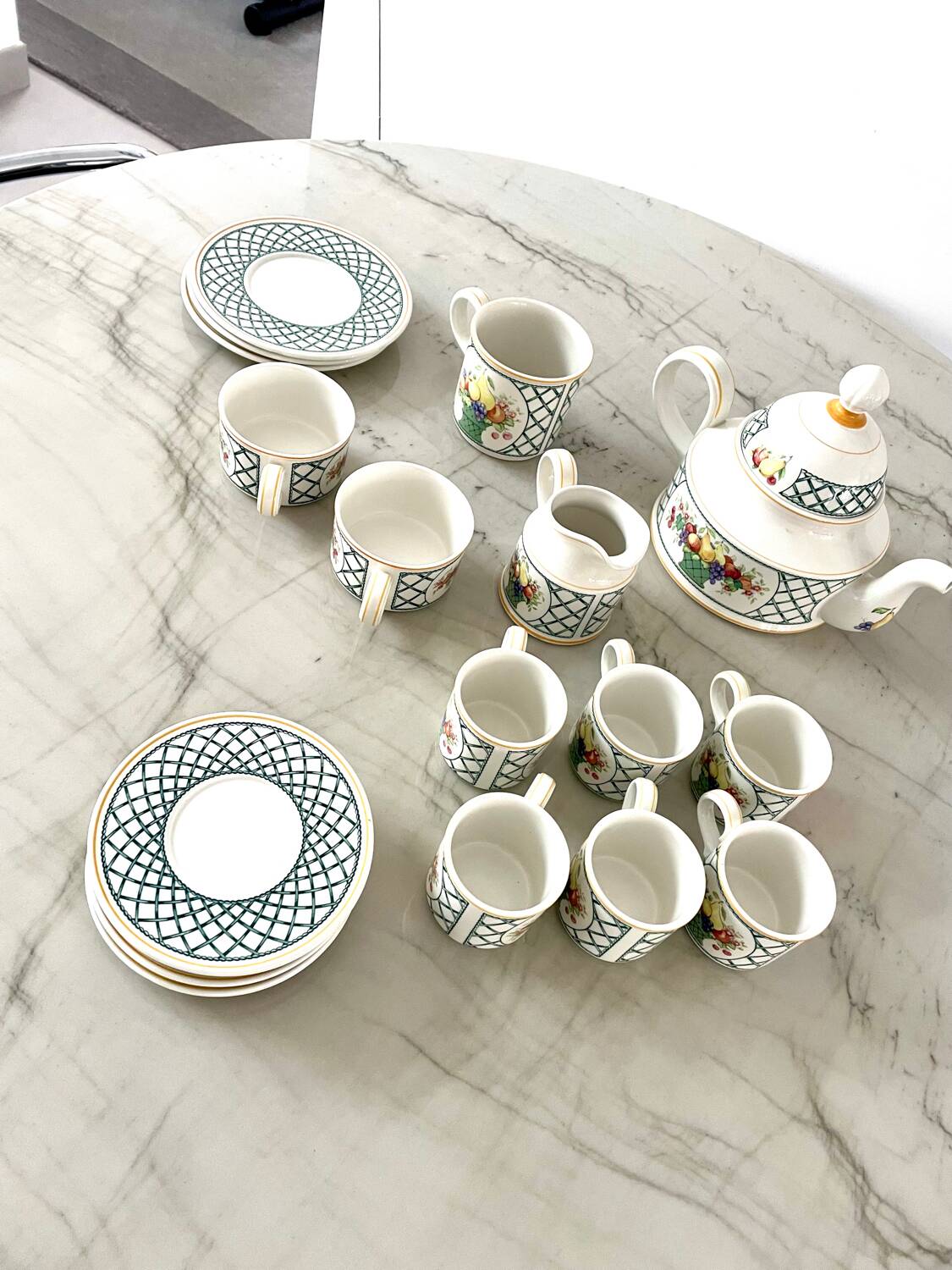 Villeroy Boch Basket Tea and Coffee Set 20 pieces