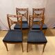 Set of 4 Neoclassical Dining Chairs by Friedrich Gottlob Hoffmann, Germany