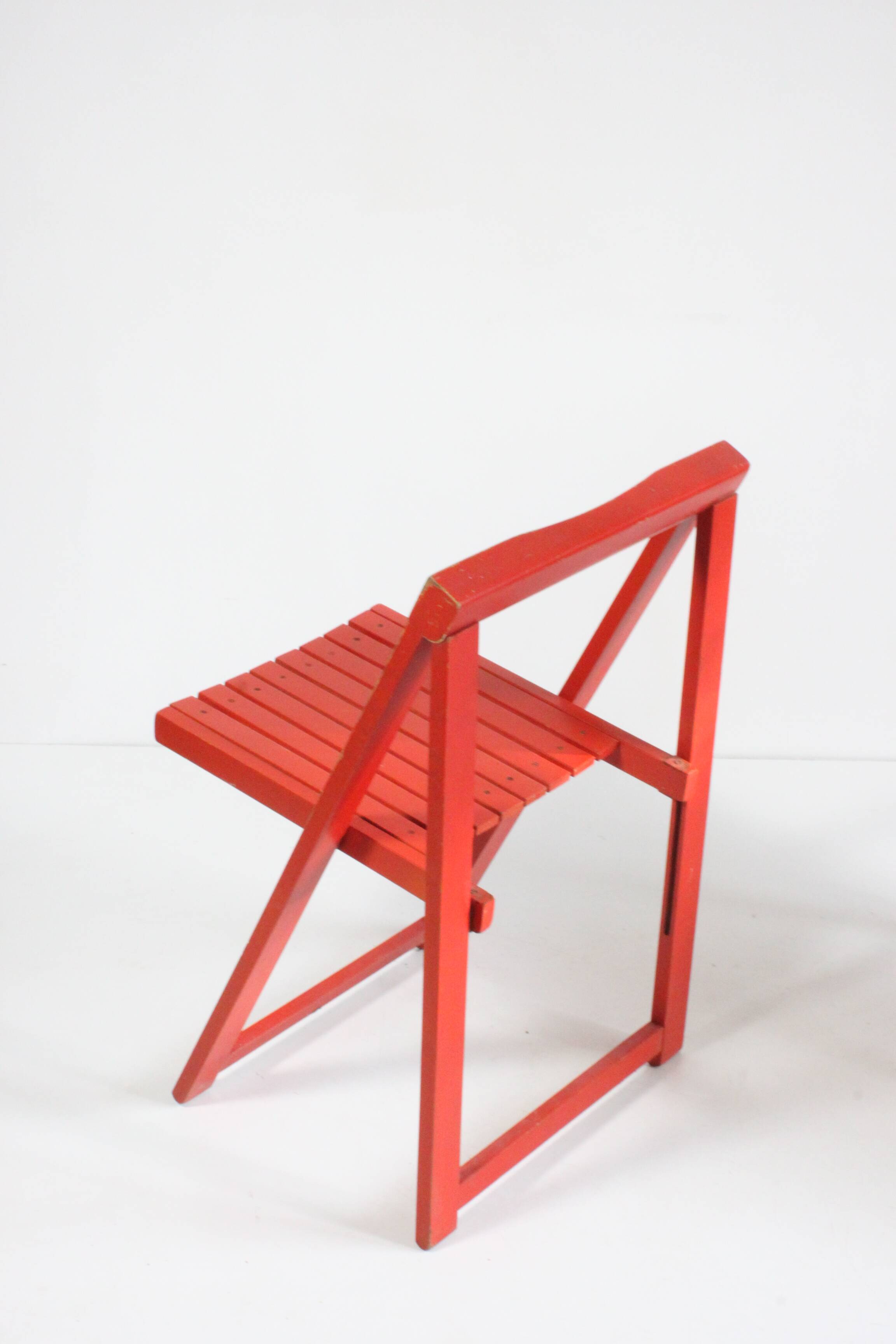 Vintage wooden folding chairs 1960s