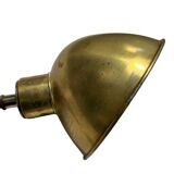 Pair of exterior or interior wall lights in gilded metal, 60s/80s