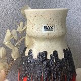 Vase Bay Keramik fat lava West Germany 7030