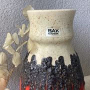 Vase Bay Keramik fat lava West Germany 7030