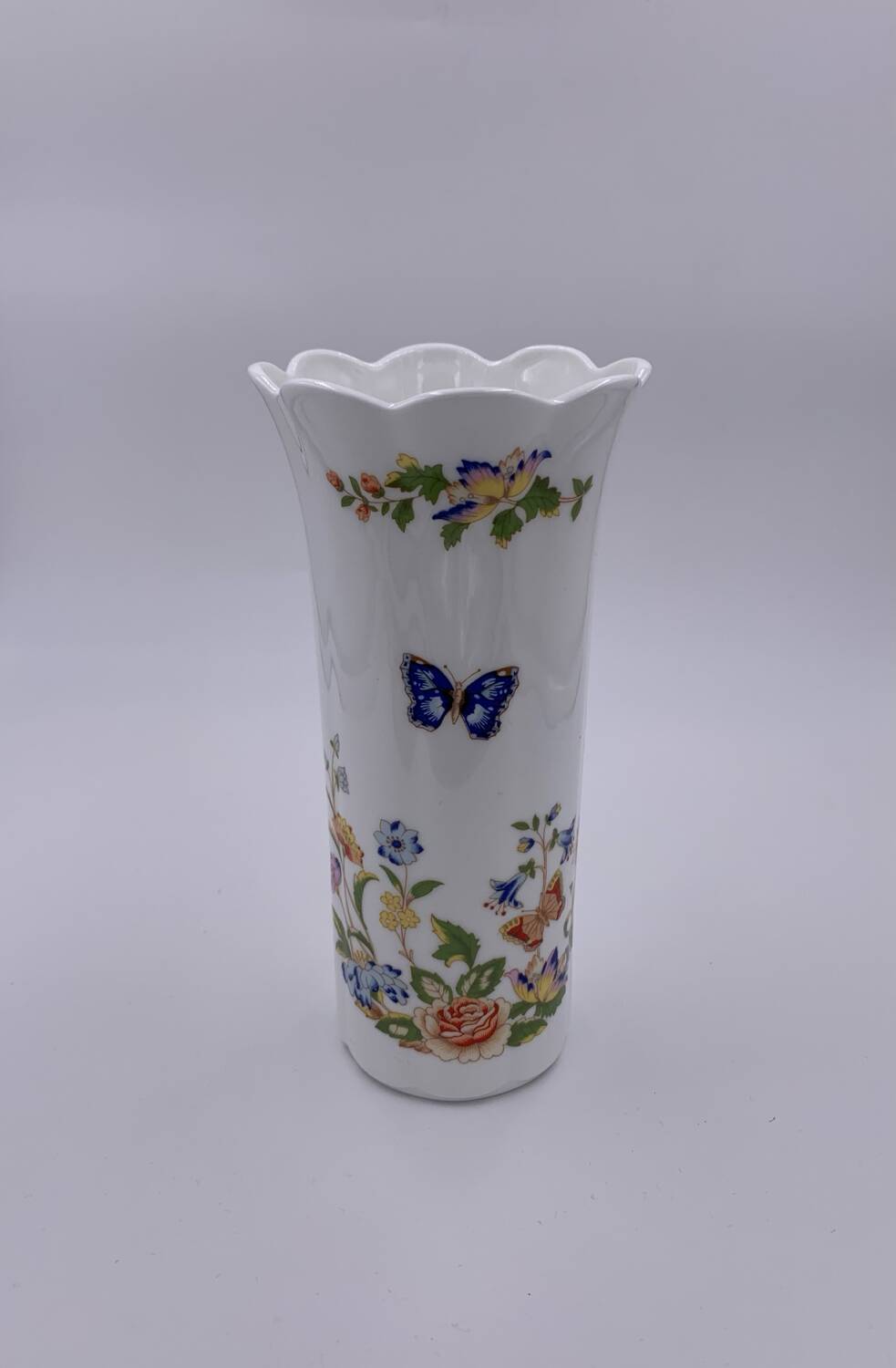 Aynsley cottage garden porcelain vase