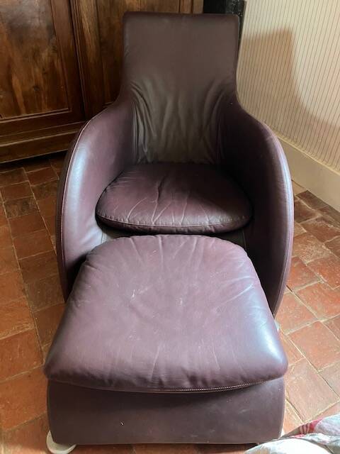 Montis Armchair by Gerard Van den Berg Plum