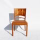 Ensemble de six chaises de différents types de bois