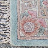 Chinese handmade wool rug - 91x61cm