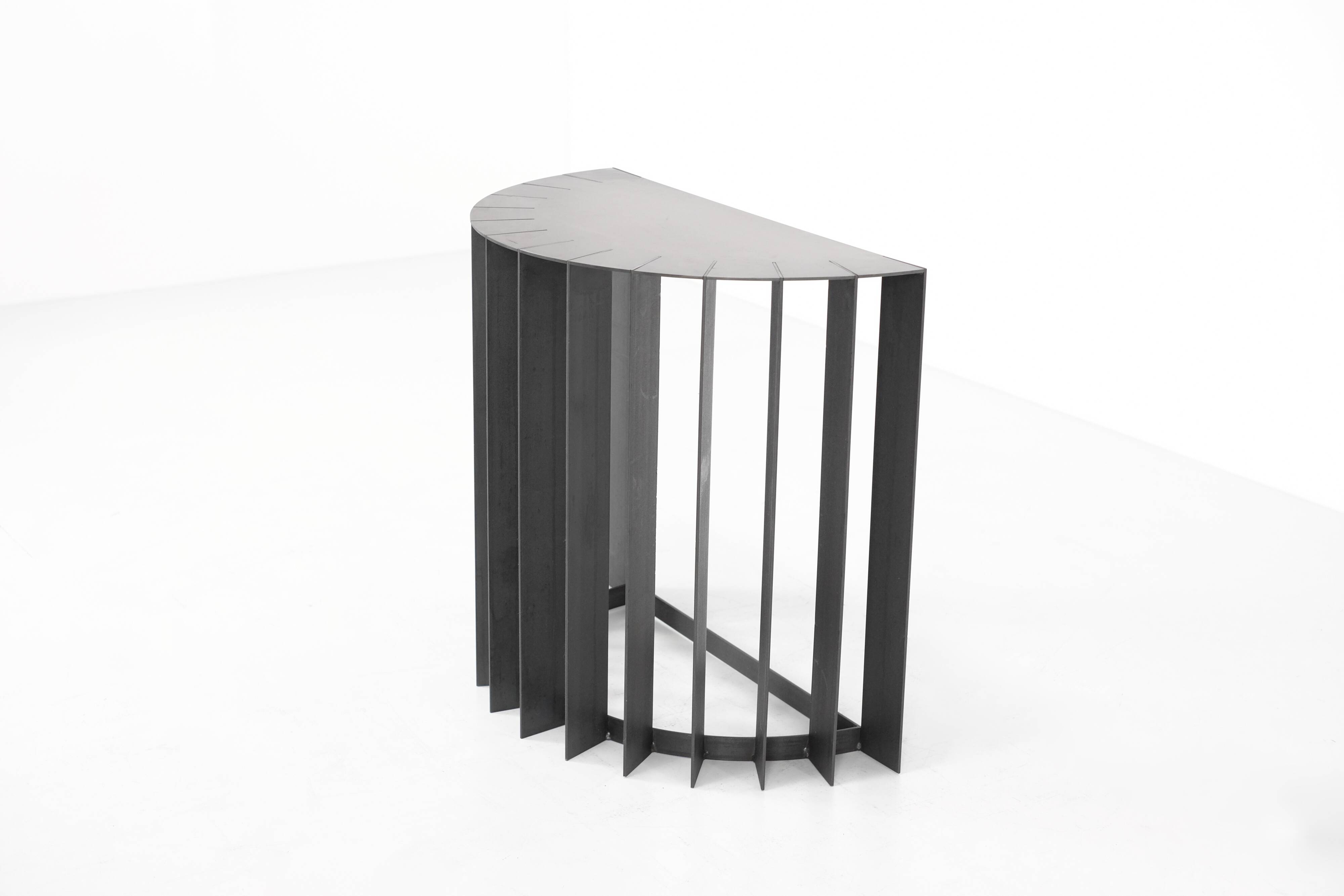 “Blue Moon” console by Franck Robichez for Dritsh, Paris 1980s Dritsh.