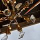 19th Bronze and Crystal Chandelier