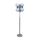 60s 70s lamp light floor lamp metal glass space age design