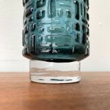 Brutalist Glass Bulb Vase Mid-Century Model F231 by Emil Funke for Gral
